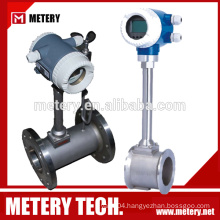 Vortex flow meter for natural gas